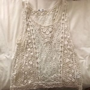 Garage lace Tank top